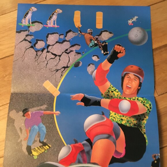 Retro 90s Skate or Die Nintendo Power Magazine Poster - Picture 2 of 6